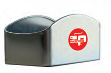 Zuckerpaeckchenschale silber Pascucci