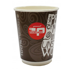 Becher braun doppelwandig 360 ml