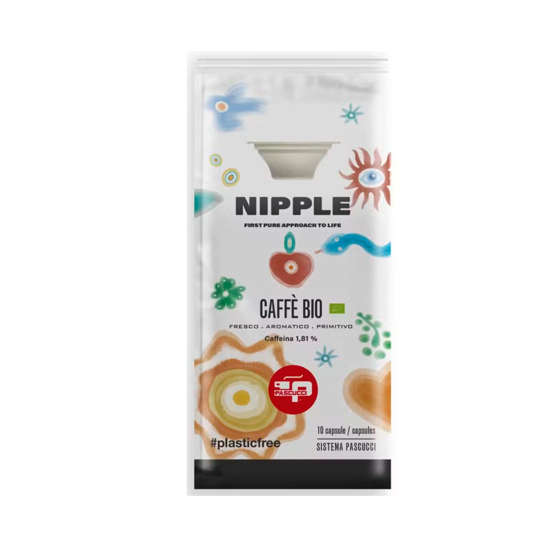 Caffé 1,8 Genesi Kapsel Nipple, 60 × 5,5 g